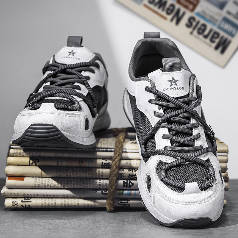 Men's Shoes, 2026 Summer New Arrival, Breathable Mesh Trendy Versatile Casual Sneakers, Youth Running Athletic Agam Dad Shoes