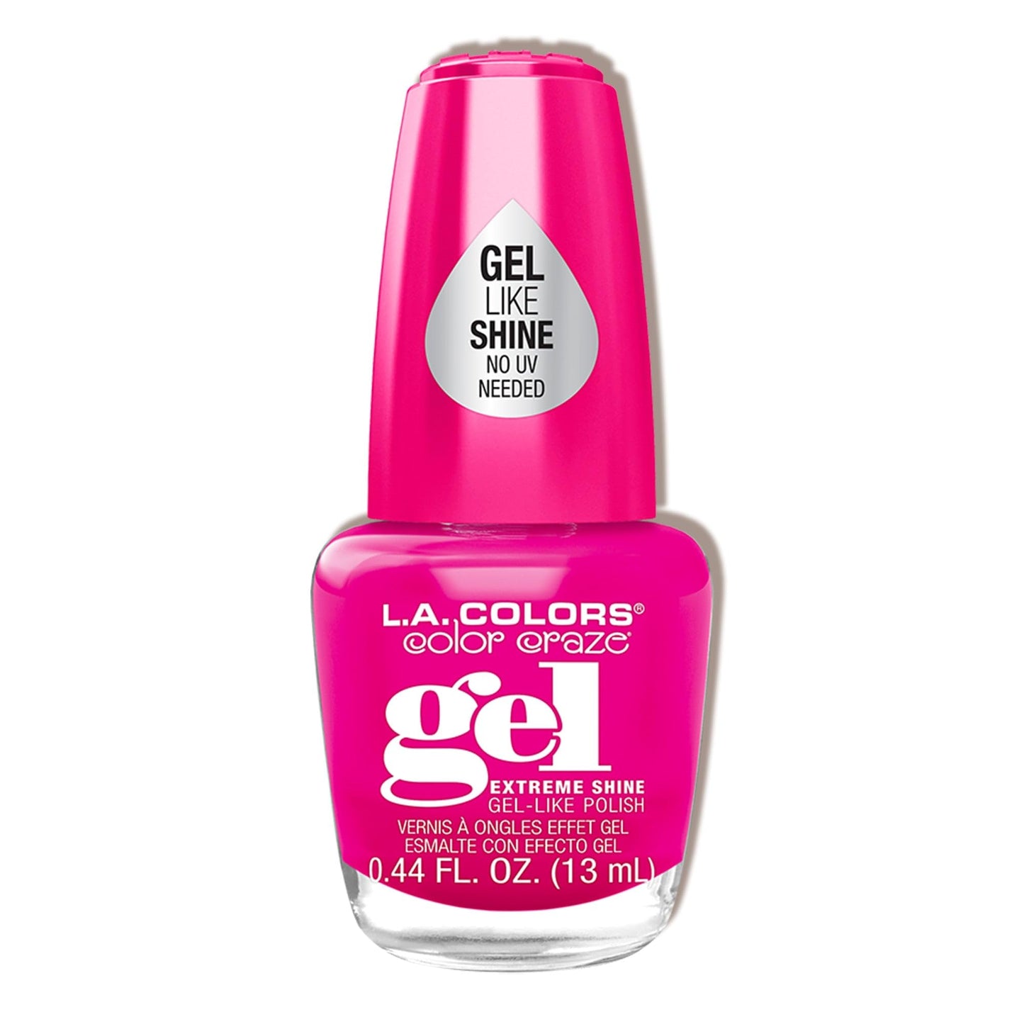 L.A. COLORS Color Craze Nail Polish, Hot Blooded CNP406