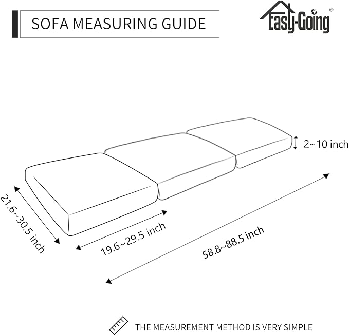 Easy-Going Stretch Individual Chair Couch Cushion Cover Sofa Cushion Furniture