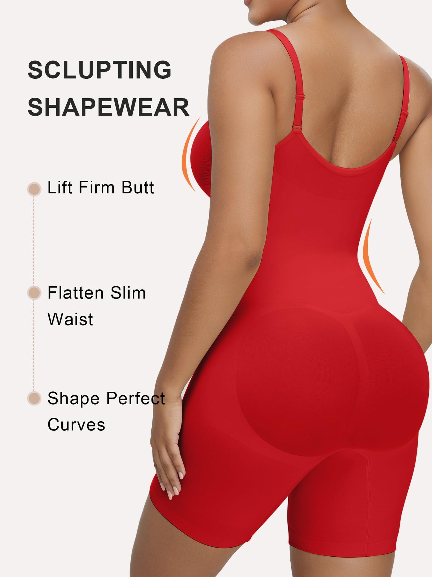 SHAPERX Women's Shapewear Bodysuit Tummy Control Seamless Zip-Up Body Shaper Waist Defining Silhouette