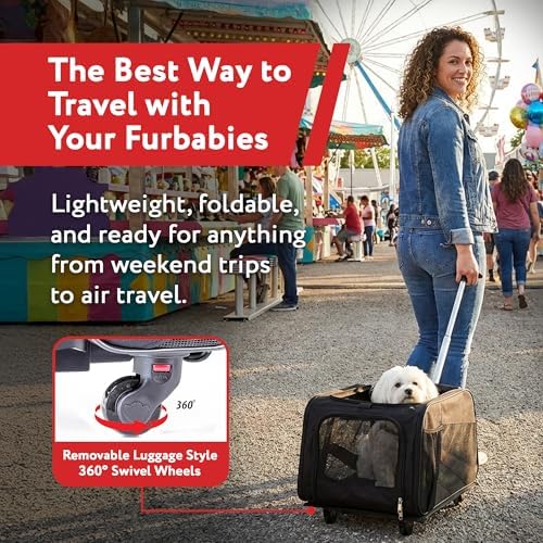 dbest products Rolling Pet Carrier