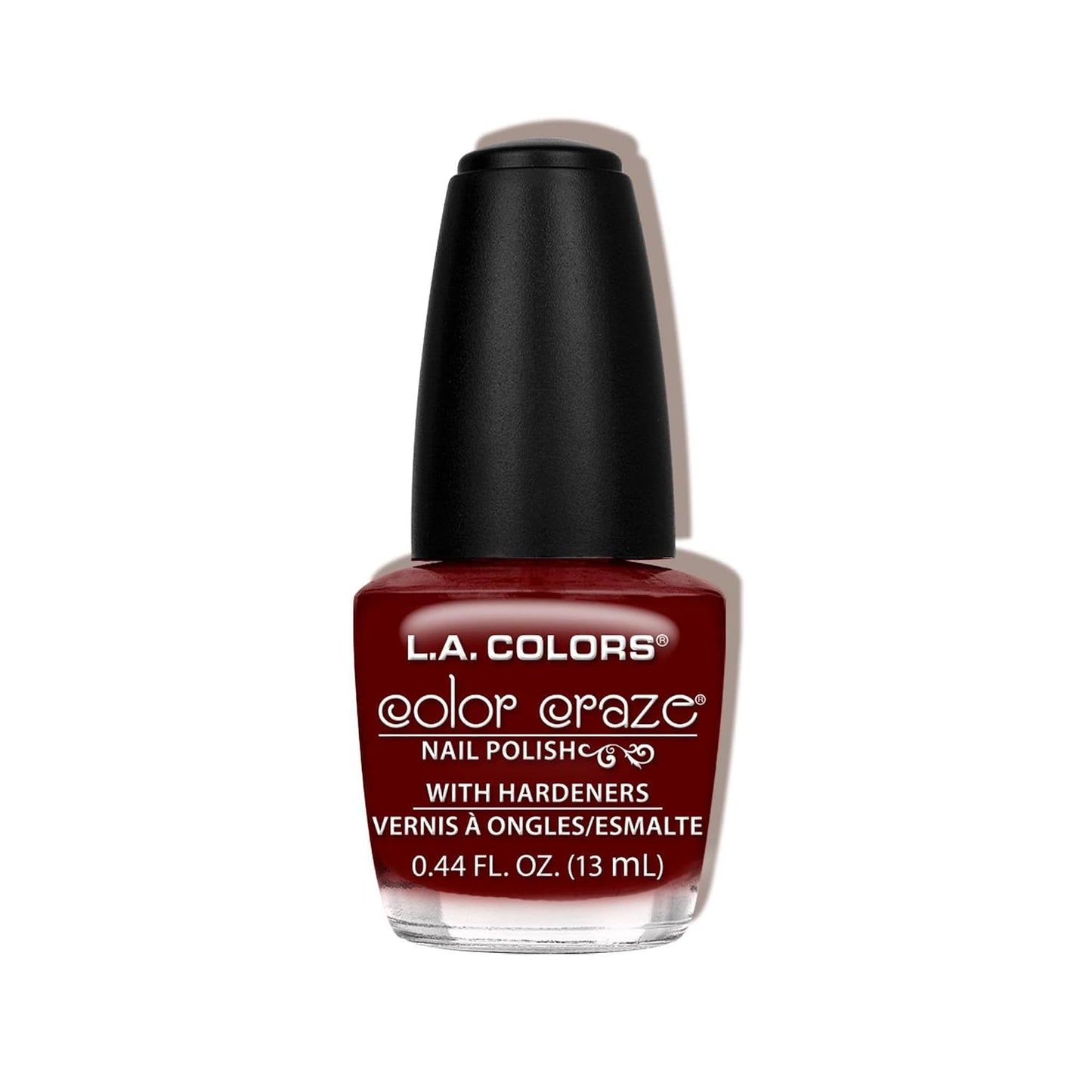L.A. COLORS Color Craze Nail Polish, Hot Blooded CNP406