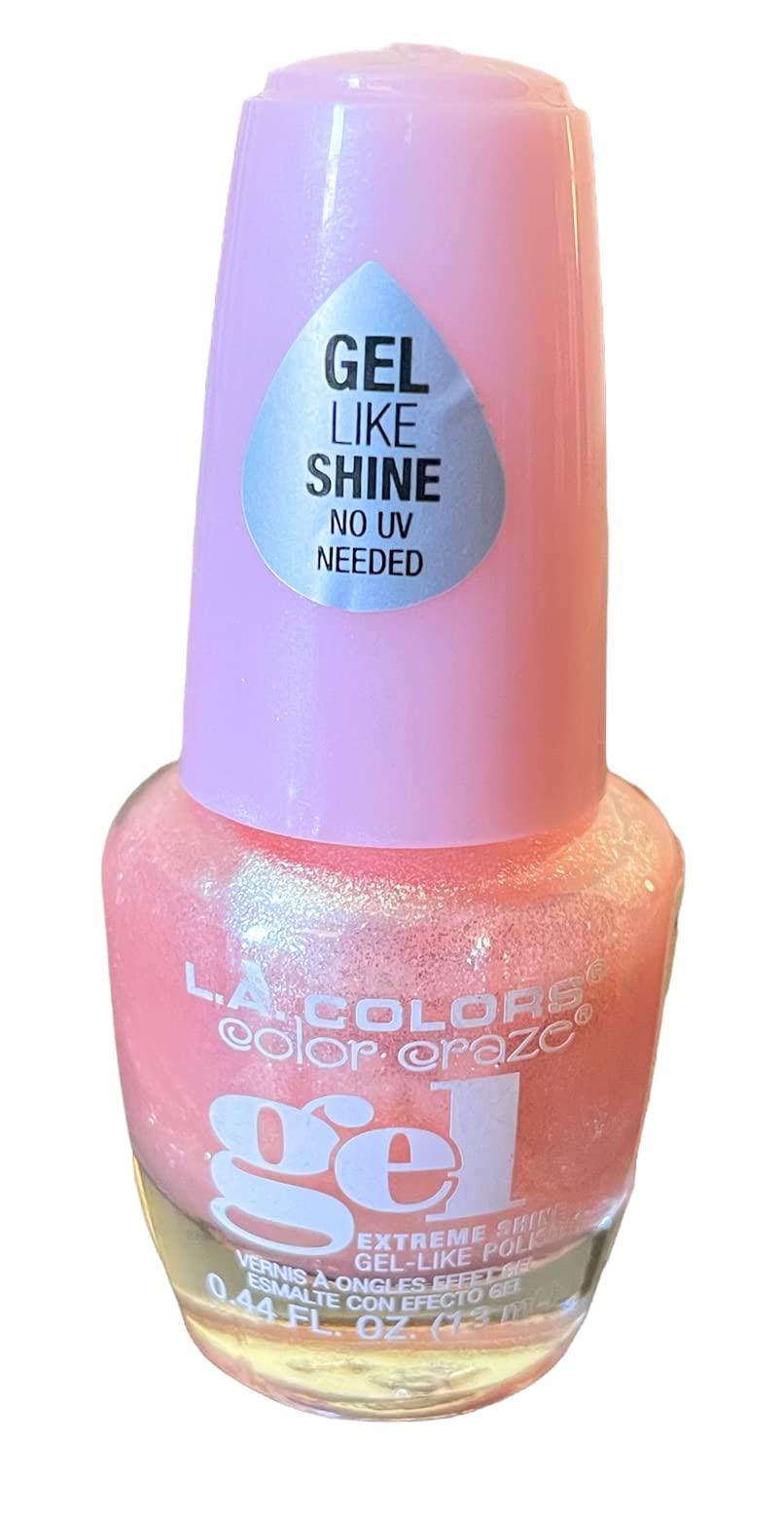 L.A. COLORS Color Craze Nail Polish, Hot Blooded CNP406