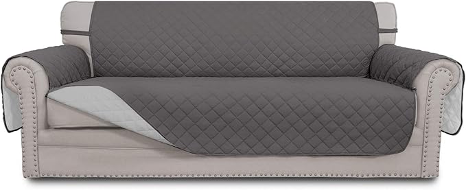 Easy-Going Reversible Couch Cover, 3 Cushion Sofa, Water Resistant Furniture Mat