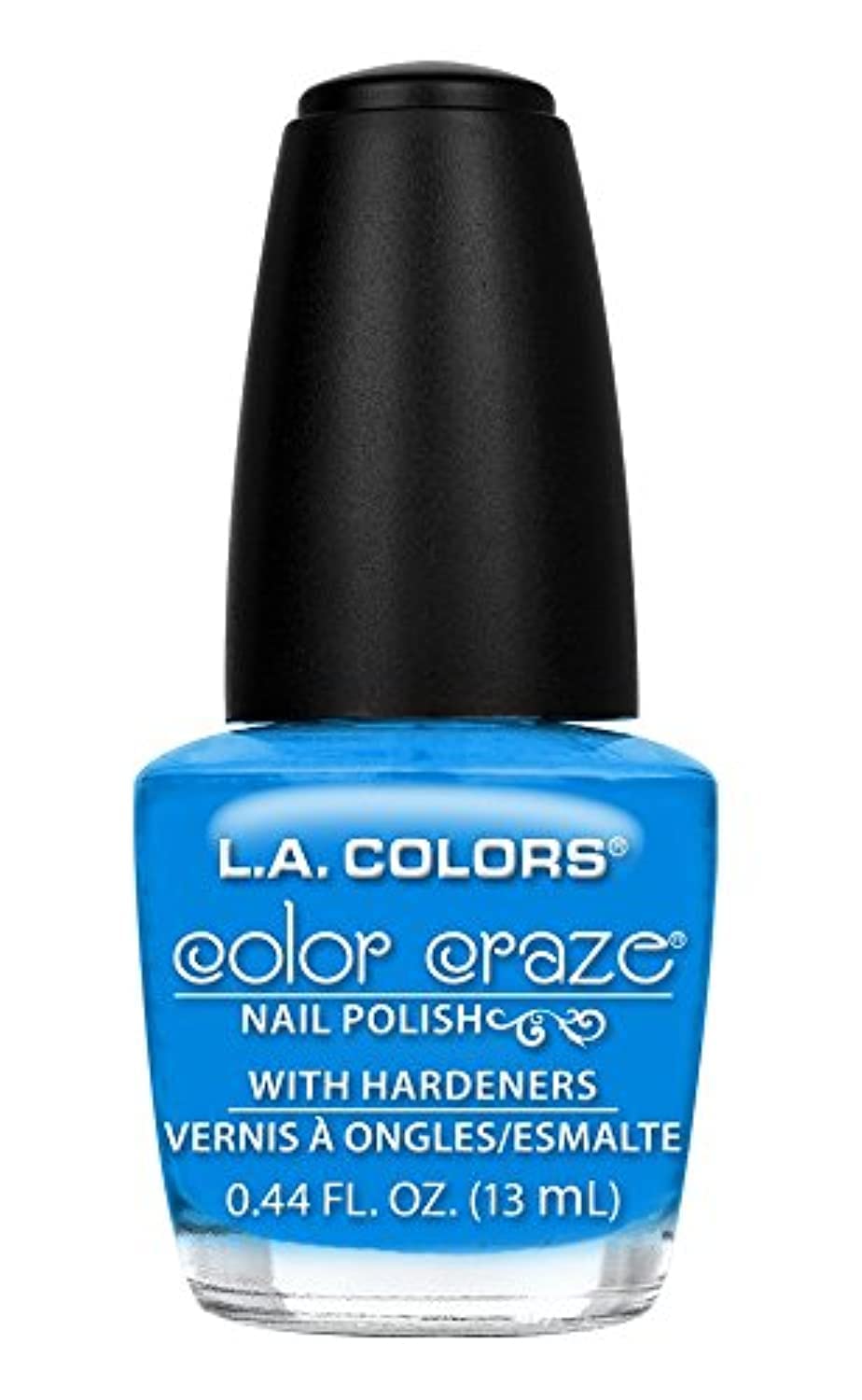 L.A. COLORS Color Craze Nail Polish, Hot Blooded CNP406