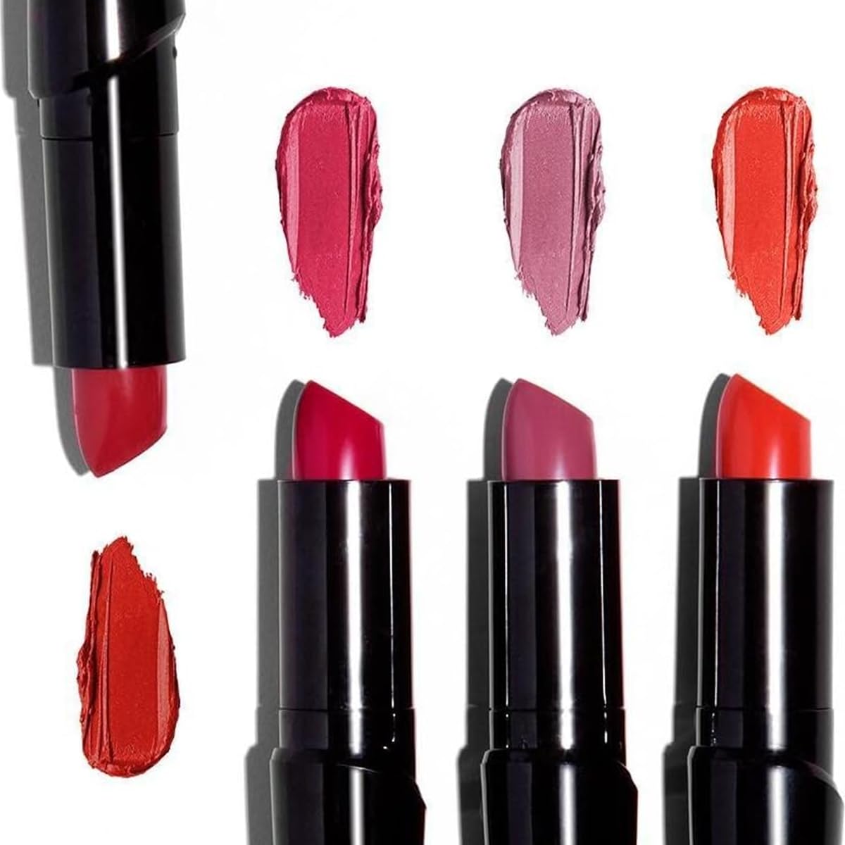 wet n wild Silk Finish Lipstick, Hydrating Rich Buildable Lip Color, Formulated with Vitamins A,E, & Macadamia for Ultimate Hydration, Cruelty-Free & Vegan - Dark Pink Frost