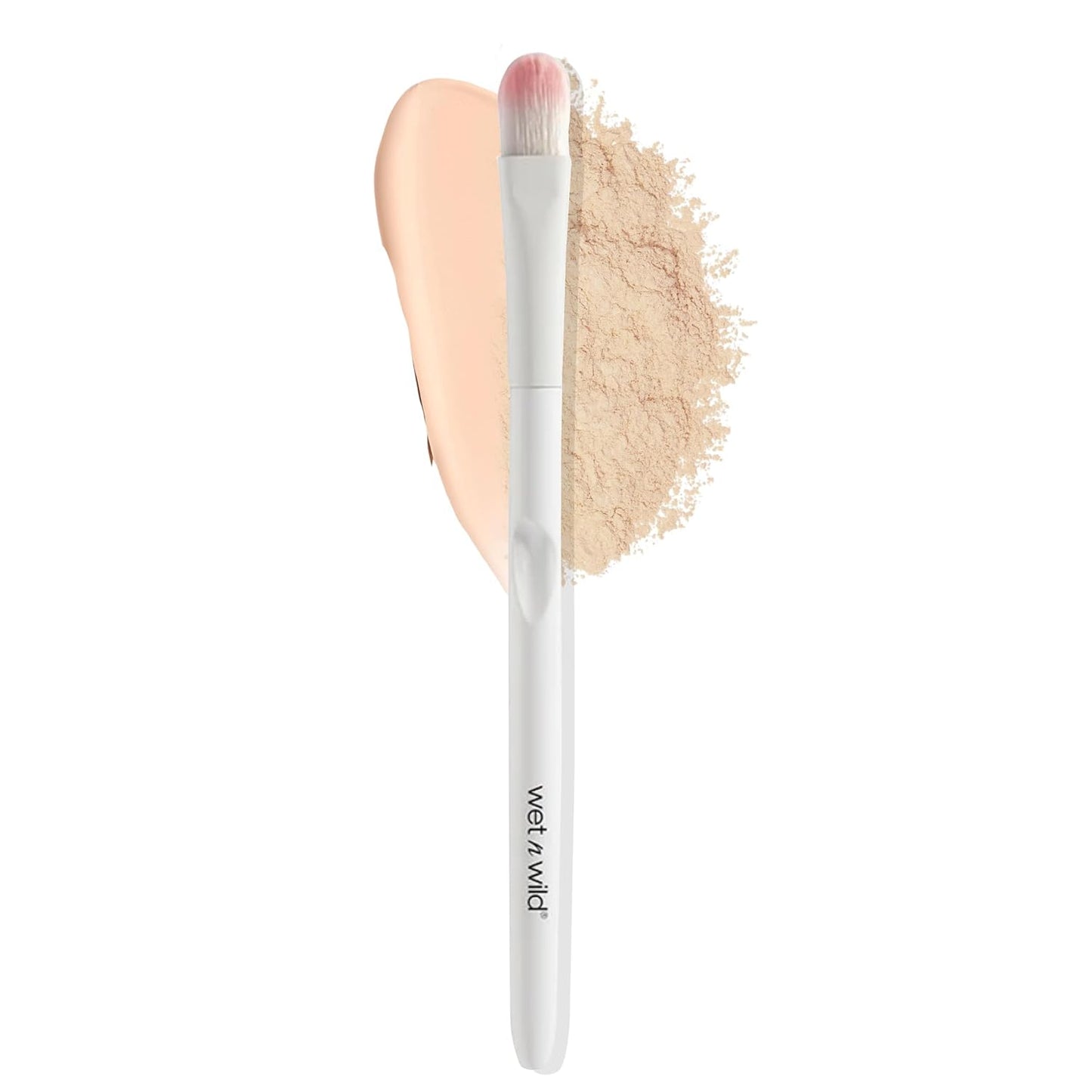 wet n wild Eyeshadow Brush, Precision Blending Application, Soft Synthetic Fibers, Ergonomic Handle for Comfortable Precision Control