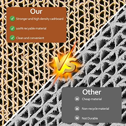 HappyFree SX Double-Sided Cat Scratch Pad: Premium Indoor Cat Scratcher