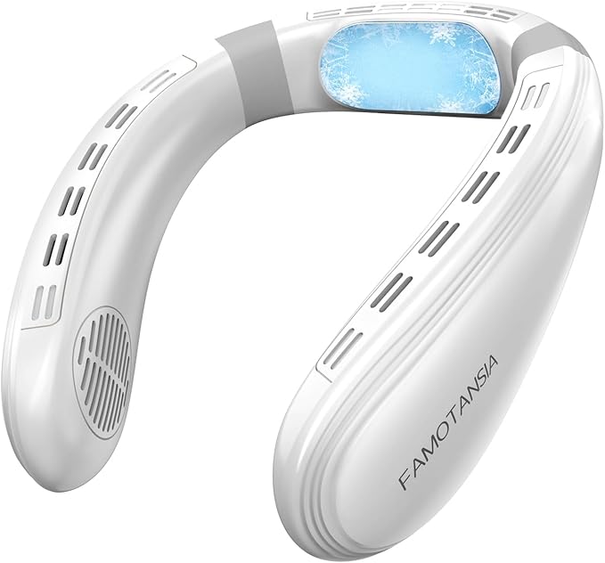 Neck Fan - Portable Personal Fan with Cooling Plate