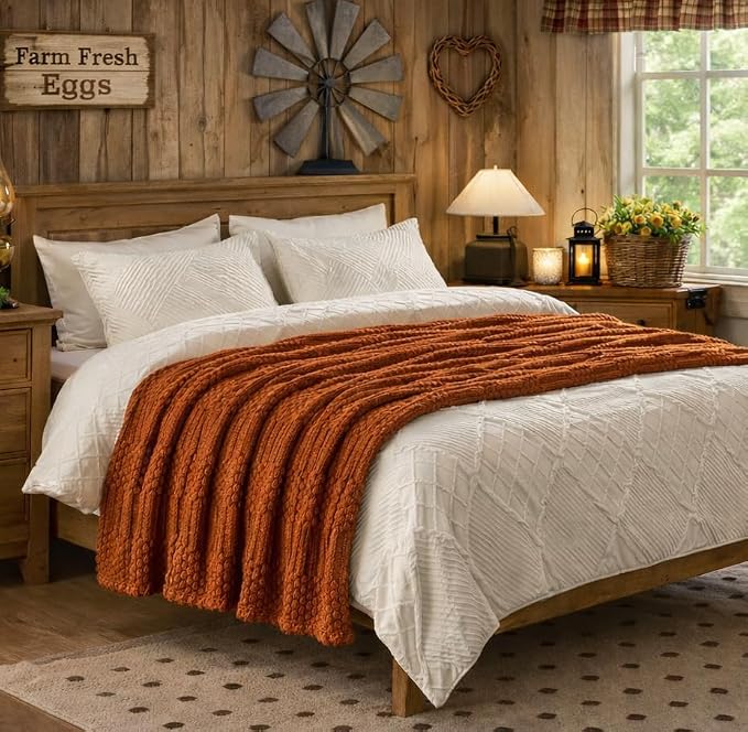 Rust Throw Blanket
