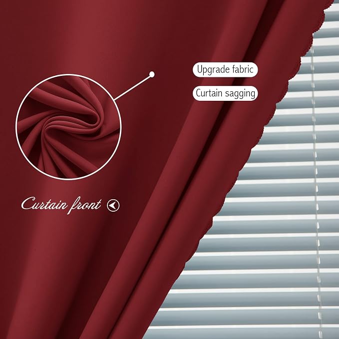 Self Adhesive Curtains, Stick Curtain Blackout Shades Window Cover Curtains