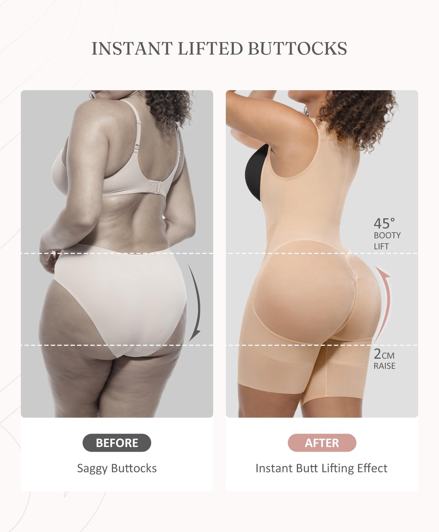 FeelinGirl Feelvibe Shapewear Tummy Control Faja Body Shaper for Women | Fajas Colombianas Moldeadoras, Plus Size, Zipper Crotch, Daily Body Sculpting, Postpartum & Post-surgery Faja
