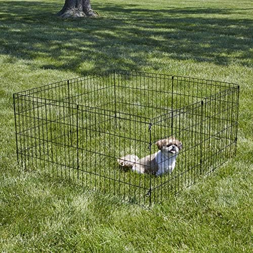 New World by MidWest 24-Inch Exercise Pen, No Door, 16 Sq Ft Play Area