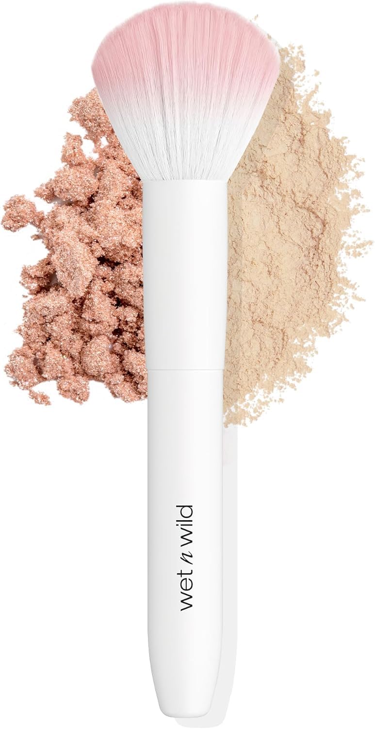 wet n wild Eyeshadow Brush, Precision Blending Application, Soft Synthetic Fibers, Ergonomic Handle for Comfortable Precision Control