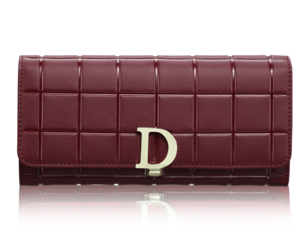 Brand Plaid Coin Purse High Quality Female Long Clutch