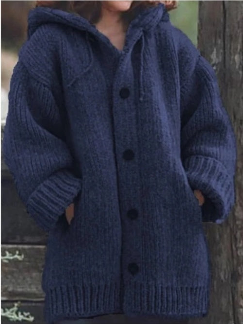 Warm sweater coat