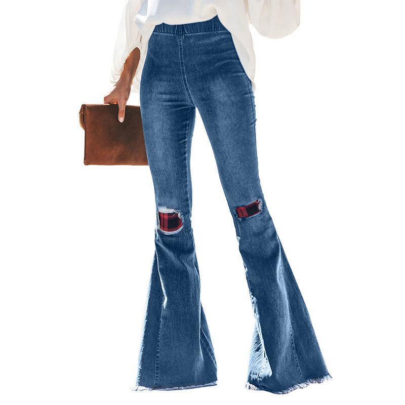 European And American Women's Skinny All-Match Trousers Jeans
