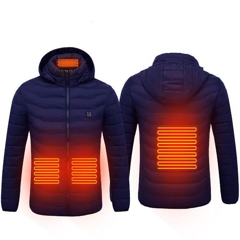 USB Electric Heated Jacket, 3+2 Heating Zone Cover The Upper Body
