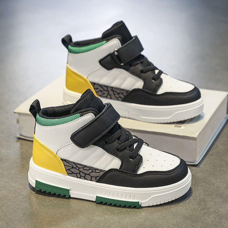 Children's Sneakers High-top Boys' Sports Casual Shoes