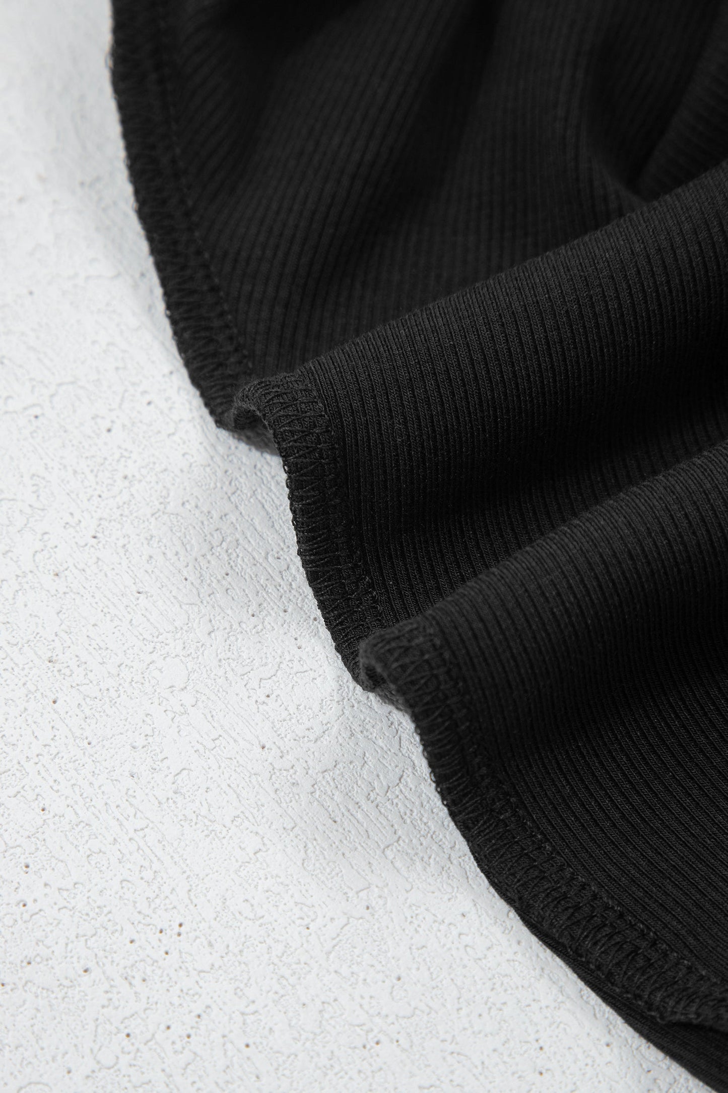 Solid Oversize Sweatshirt and Ribbed Leggings Set