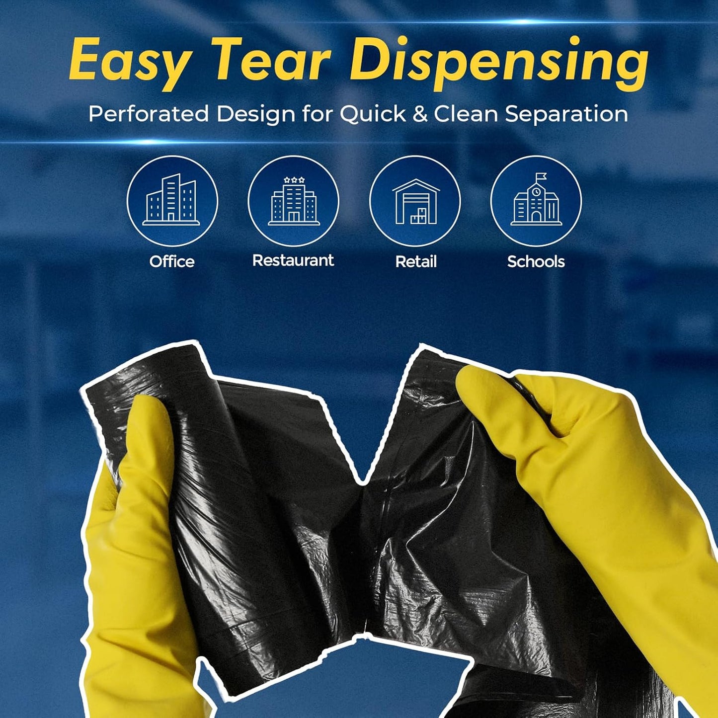 30-33 Gallon Trash Bags 1.2Mil 100 Count Wholesale