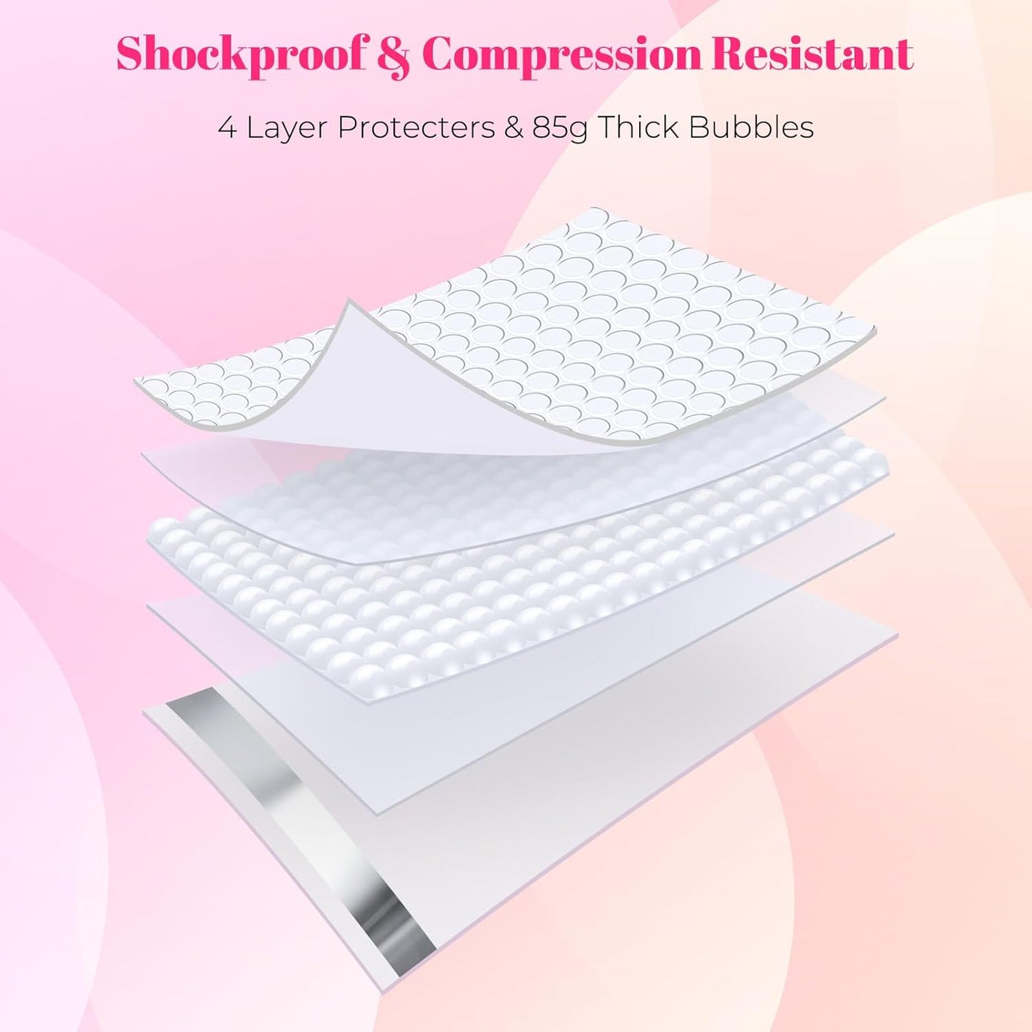 10x14 Bubble Mailer Padded Envelope | Usable Size 10x13" | White