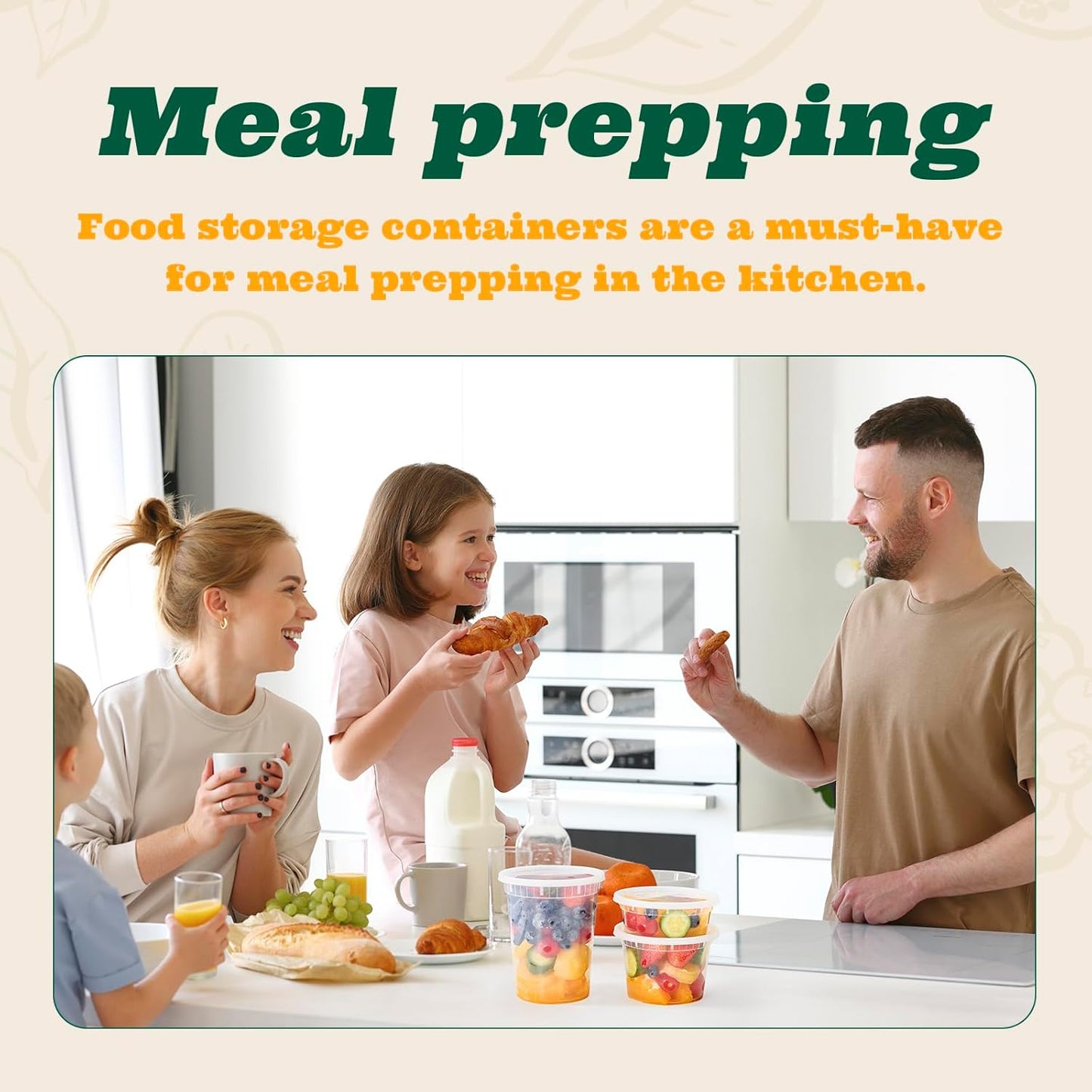 48 Pack (Mixed) 8OZ. and 16OZ. Meal Prep Soup  Plastic Containers with Lids Wholesale