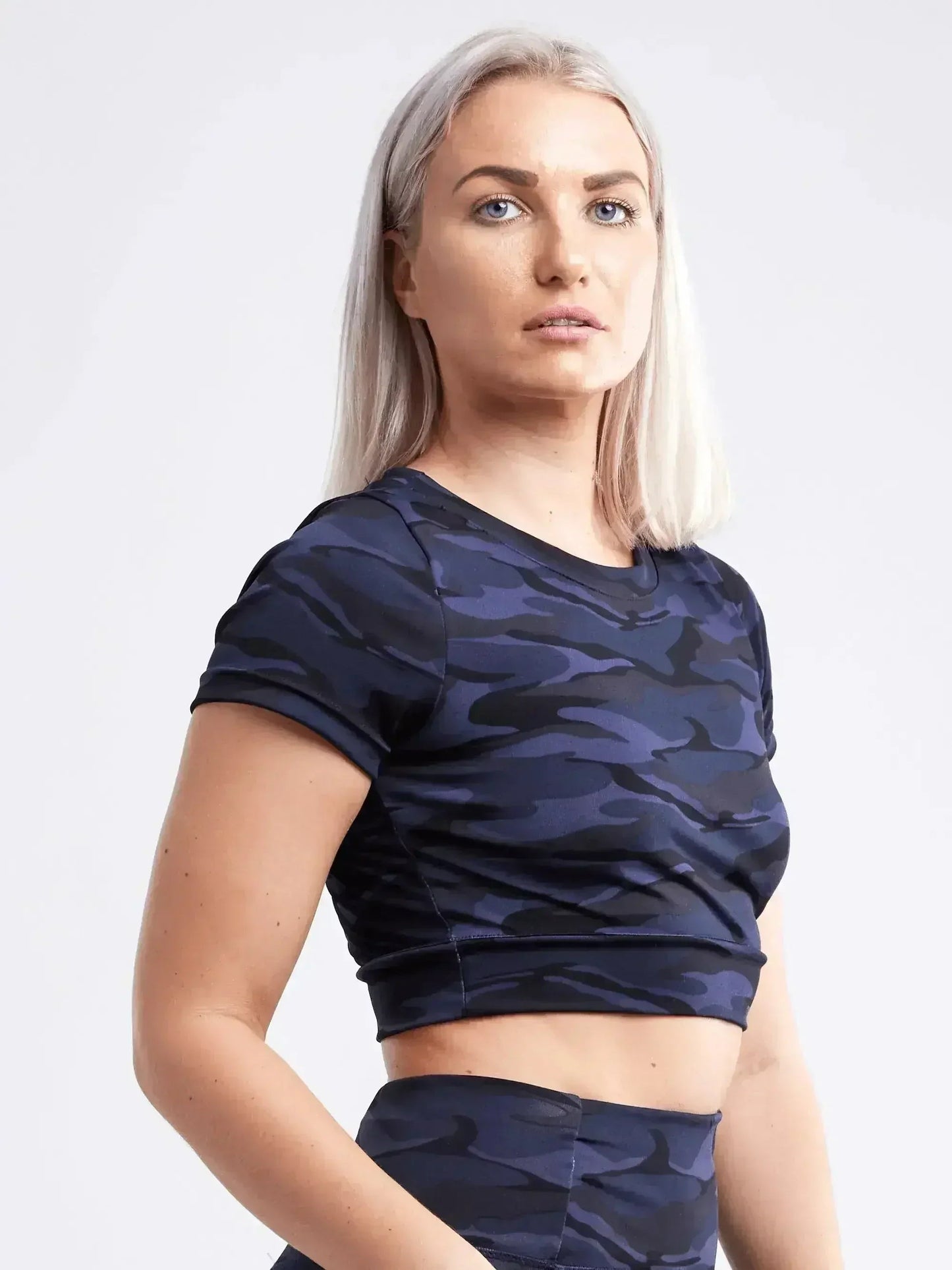 Short-Sleeve Crop Top