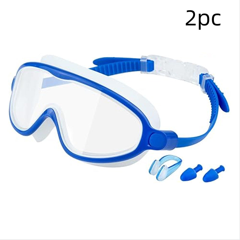 Children's Swimming Goggles HD Waterproof Anti-fog Large Frame Swimming Goggles