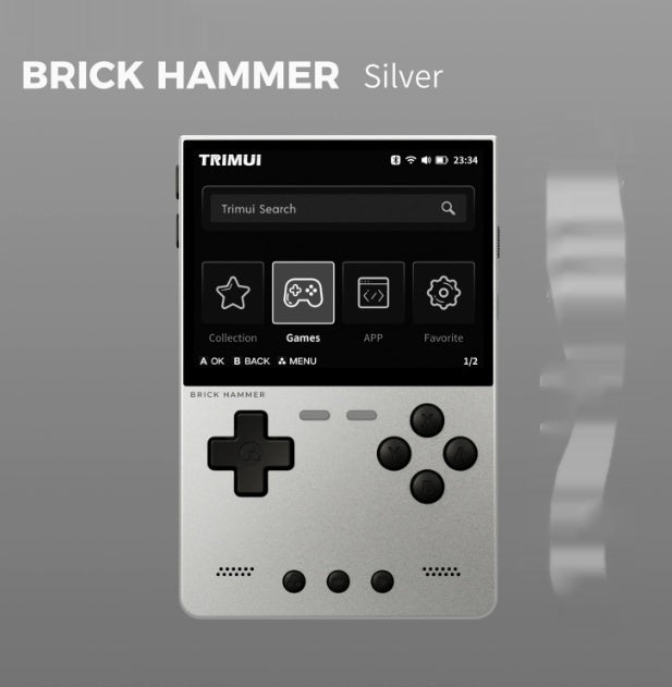 Handheld Gaming Console With An Aluminum Alloy Shell, Offering Wireless HD Gaming For PSP And GBA