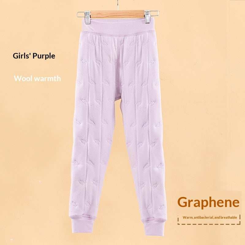 Winter Thickened Warm Keeping Pants For Children