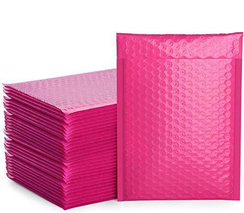 6x10 Bubble Mailer  #0 | Usable Size 6x9"| Hot Pink
