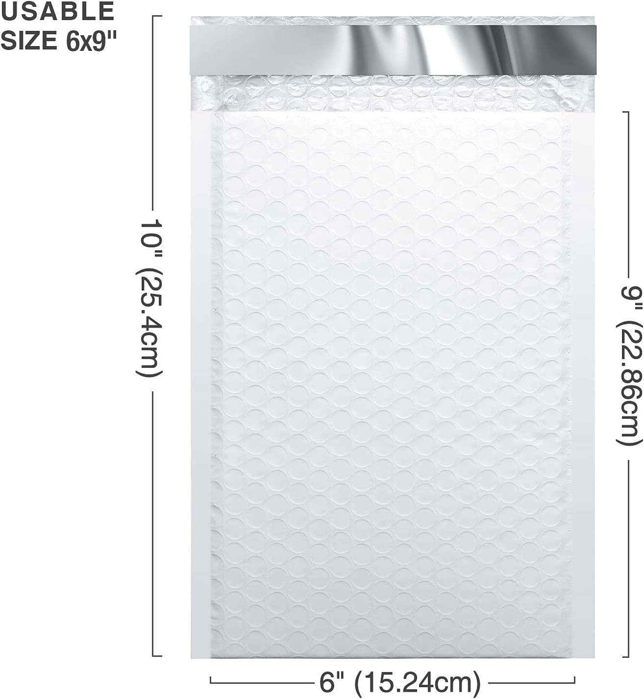 6x10 Inch Bubble Mailers  #0 | Usable Size 6x9"