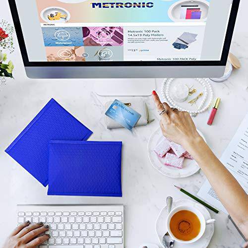 6x10 Bubble Mailer  #0 | Usable Size 6x9"| Royal Blue
