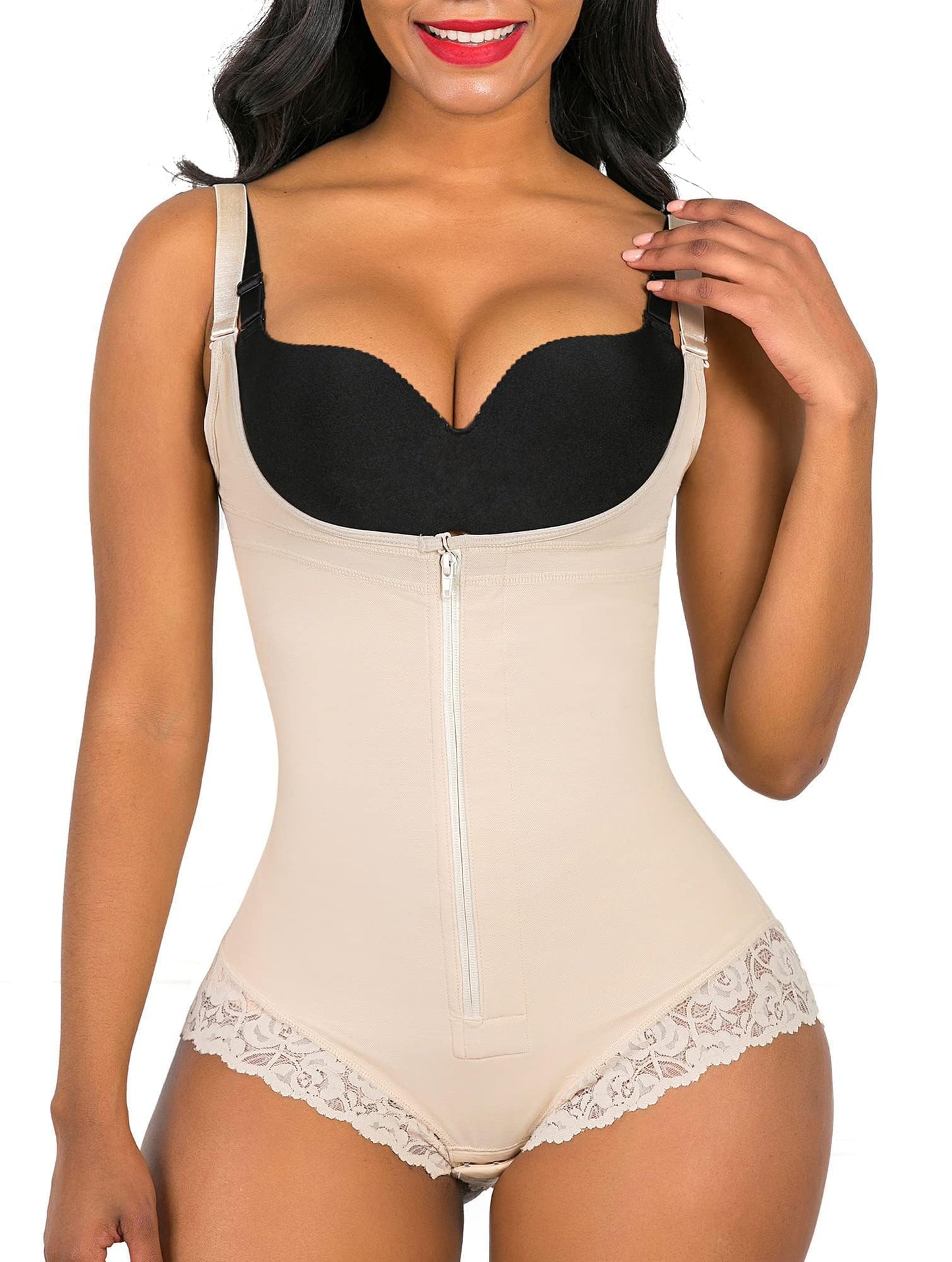 SHAPERX Women's Fajas Colombianas Shapewear Postpartum Tummy Control Body Shaper Girdles Compression Garment