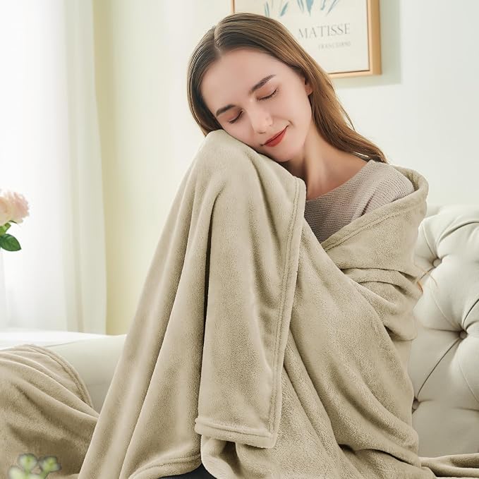 BEDELITE Fleece Blanket Soft Plush Throw