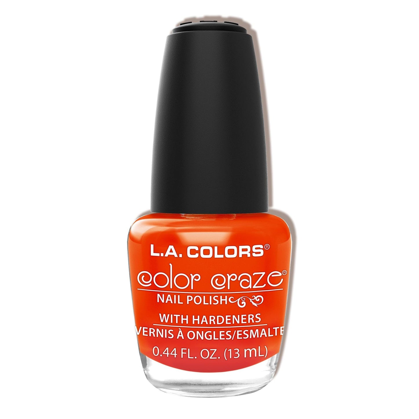 L.A. COLORS Color Craze Nail Polish, Hot Blooded CNP406