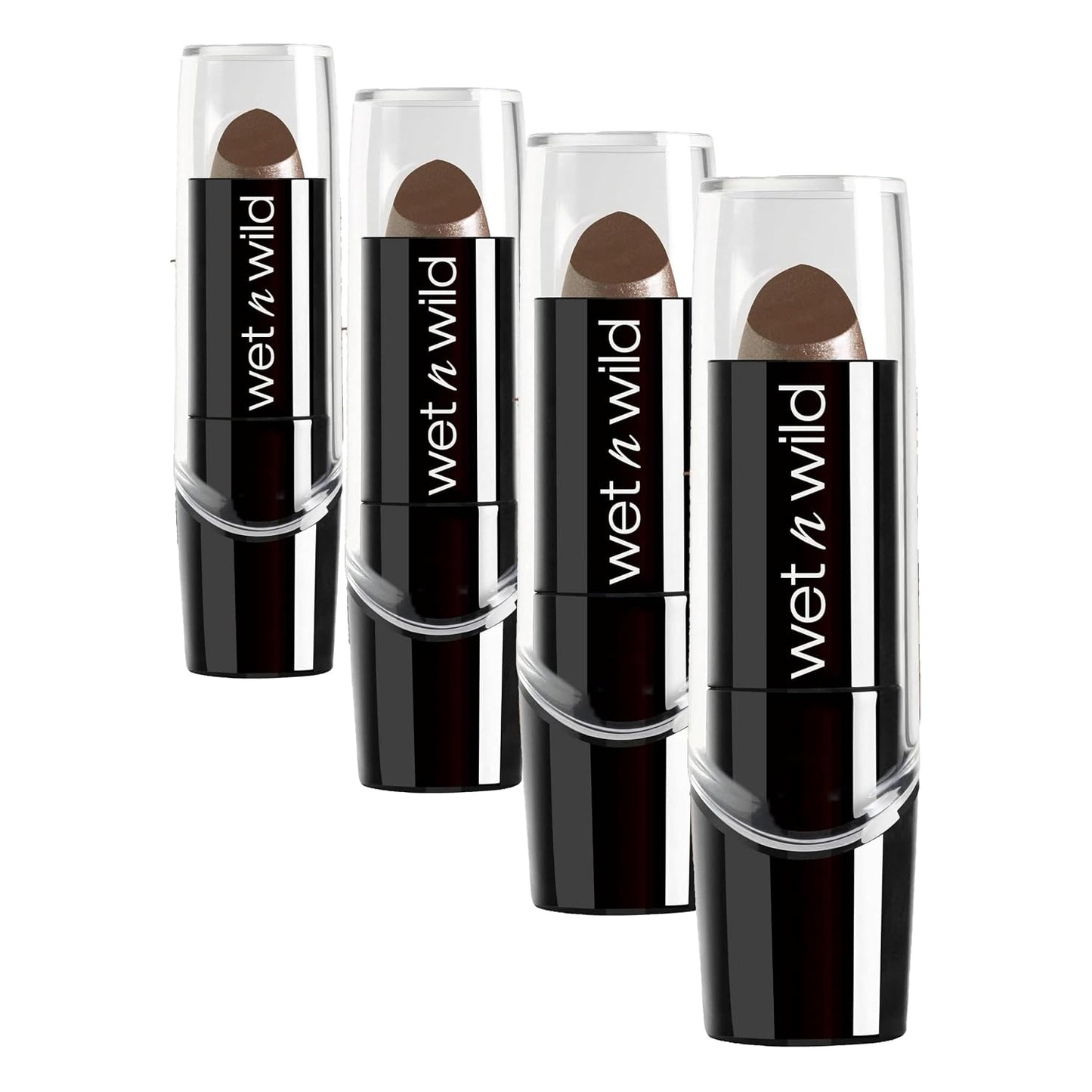 wet n wild Silk Finish Lipstick, Hydrating Rich Buildable Lip Color, Formulated with Vitamins A,E, & Macadamia for Ultimate Hydration, Cruelty-Free & Vegan - Dark Pink Frost