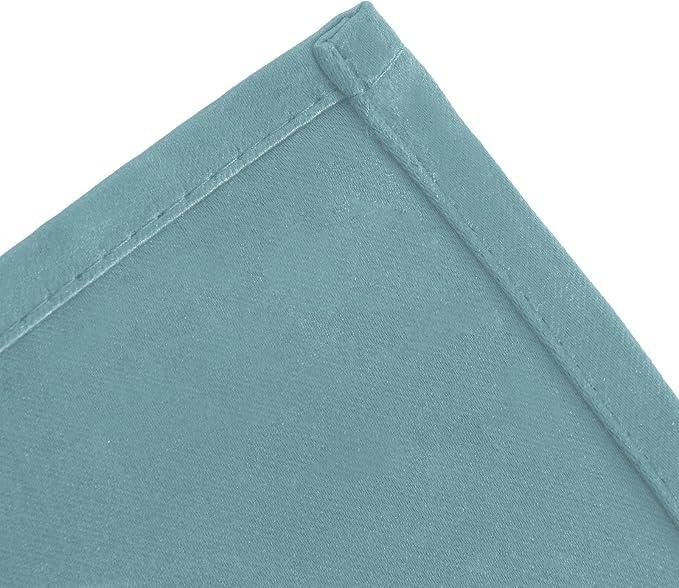 Blackout Curtains 66 x 84 inch/Stone Blue Curtains Set of 2 Panels/Thermal