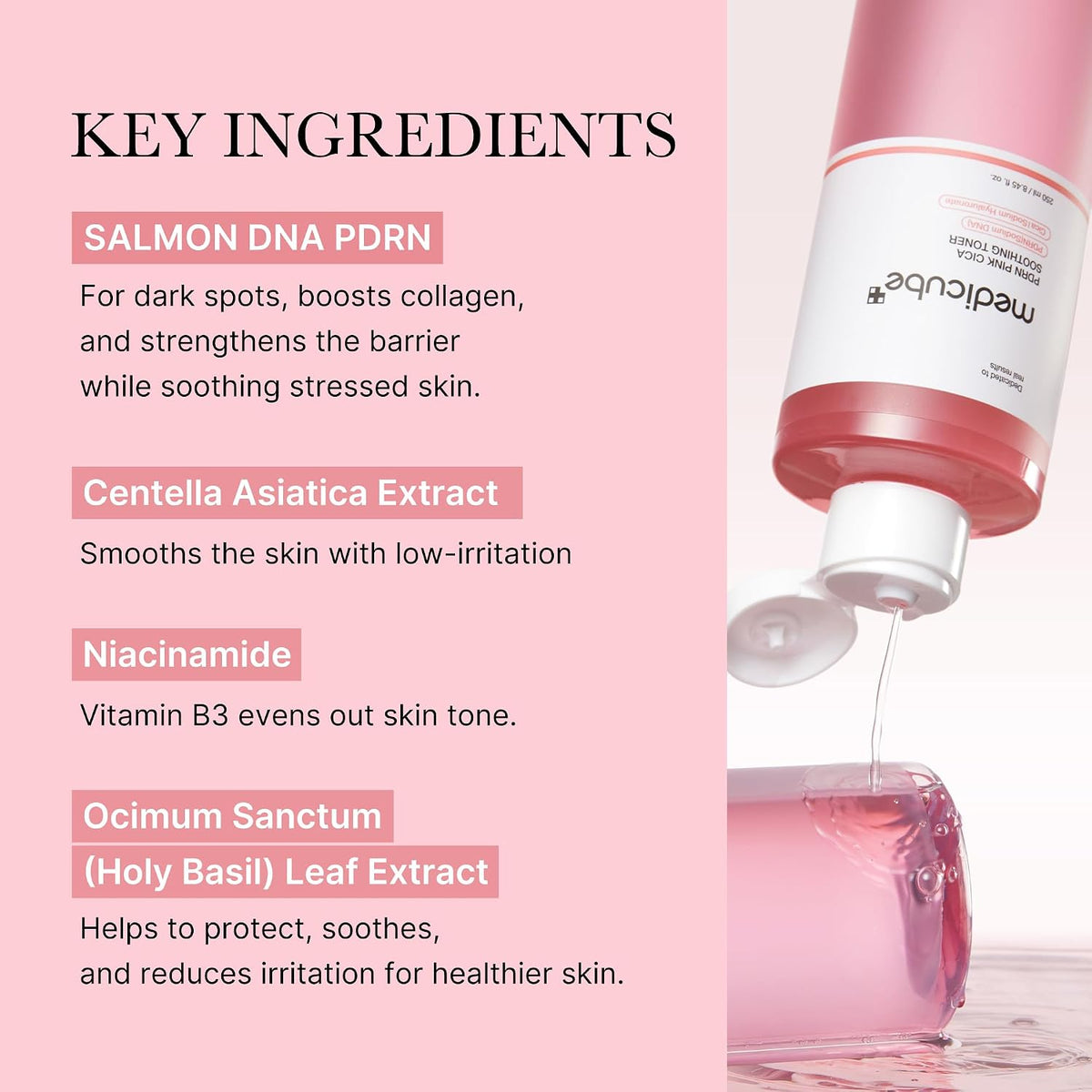 Medicube PDRN Pink CICA Soothing Toner