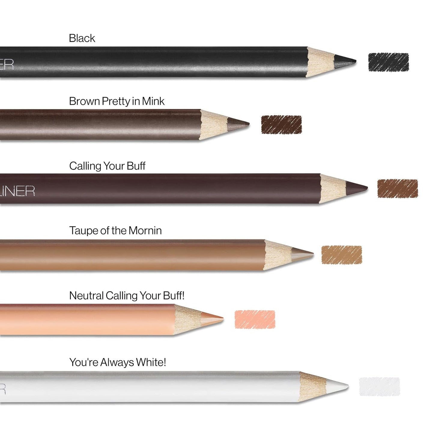 wet n wild Color Icon Kohl Eyeliner Pencil - Rich Hyper-Pigmented Color, Smooth Creamy Application, Long-Wearing Matte Finish Versatility, Cruelty-Free - Baby's Got Black
