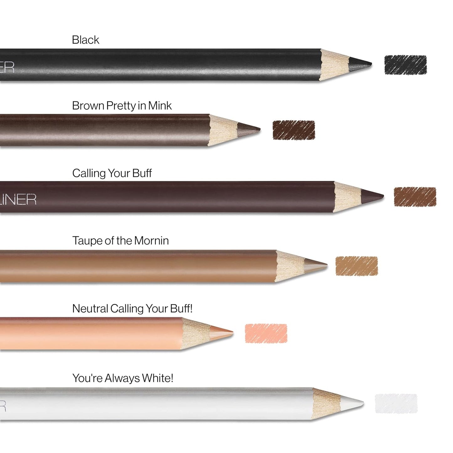 wet n wild Color Icon Kohl Eyeliner Pencil - Rich Hyper-Pigmented Color, Smooth Creamy Application, Long-Wearing Matte Finish Versatility, Cruelty-Free - Baby's Got Black