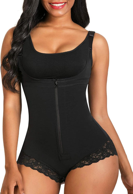 SHAPERX Women's Fajas Colombianas Shapewear Postpartum Tummy Control Body Shaper Girdles Compression Garment