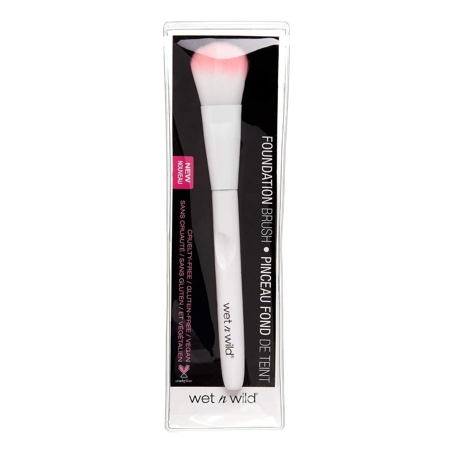 wet n wild Eyeshadow Brush, Precision Blending Application, Soft Synthetic Fibers, Ergonomic Handle for Comfortable Precision Control