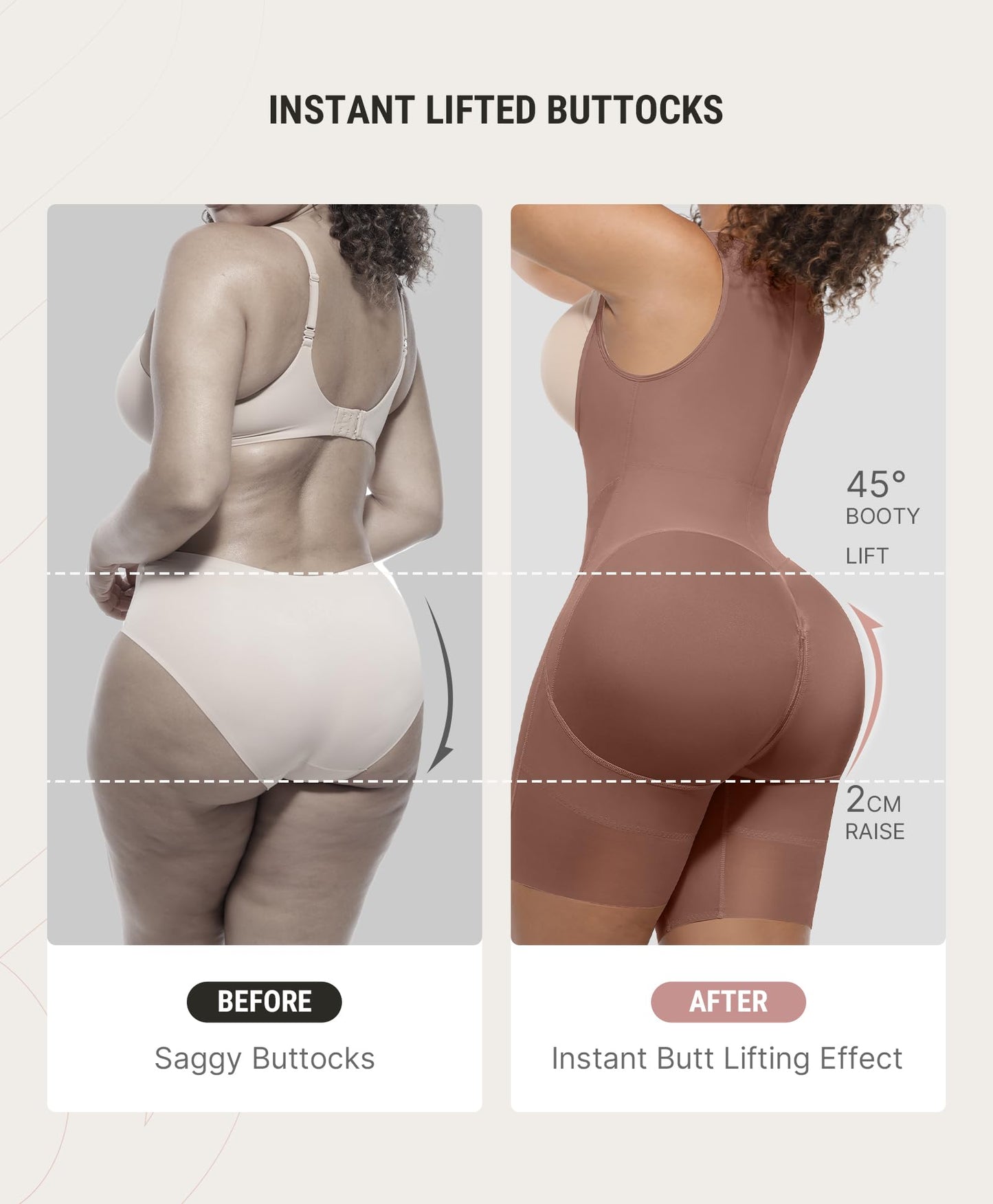 FeelinGirl Feelvibe Shapewear Tummy Control Faja Body Shaper for Women | Fajas Colombianas Moldeadoras, Plus Size, Zipper Crotch, Daily Body Sculpting, Postpartum & Post-surgery Faja
