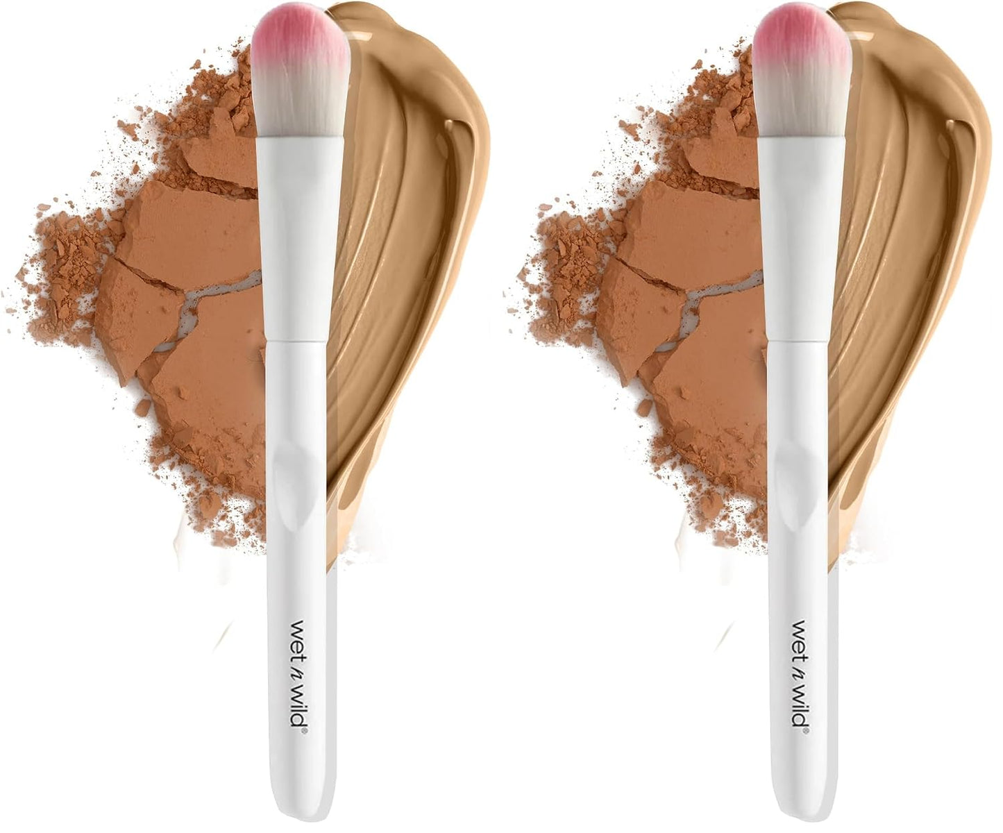 wet n wild Eyeshadow Brush, Precision Blending Application, Soft Synthetic Fibers, Ergonomic Handle for Comfortable Precision Control