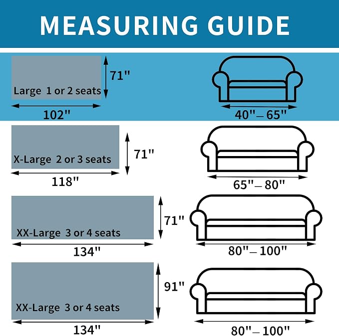 HAOMAIJIA Non Slip Couch Cover Sofa Covers