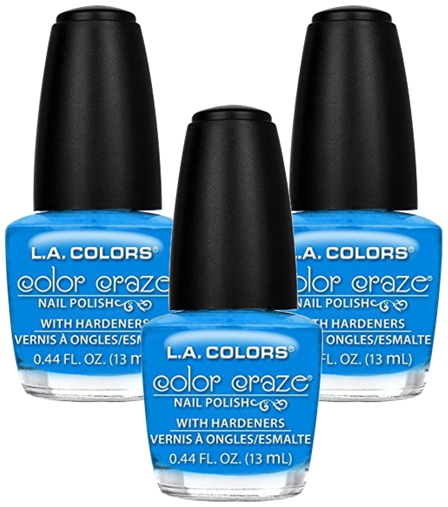 L.A. COLORS Color Craze Nail Polish, Hot Blooded CNP406