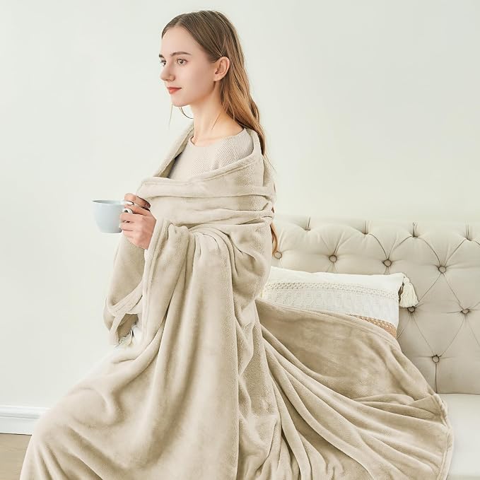 BEDELITE Fleece Blanket Soft Plush Throw
