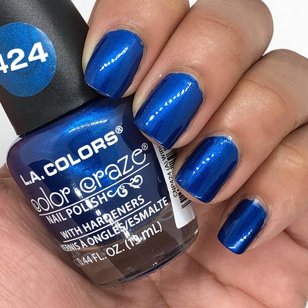L.A. COLORS Color Craze Nail Polish, Hot Blooded CNP406